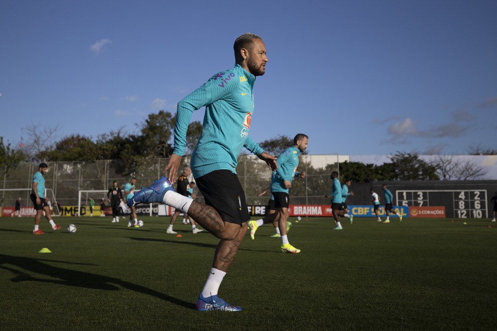 Neymar será titular da seleção brasileira nesta quinta-feira, contra o Chile — Foto: Lucas Figueiredo / CBF