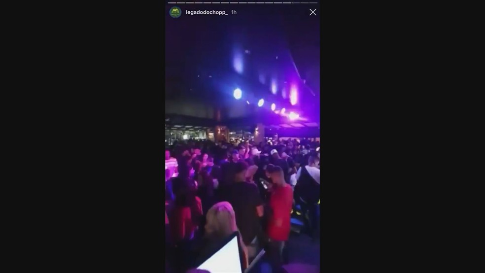Legado do Chopp, em Duque de Caxias — Foto: Redes sociais