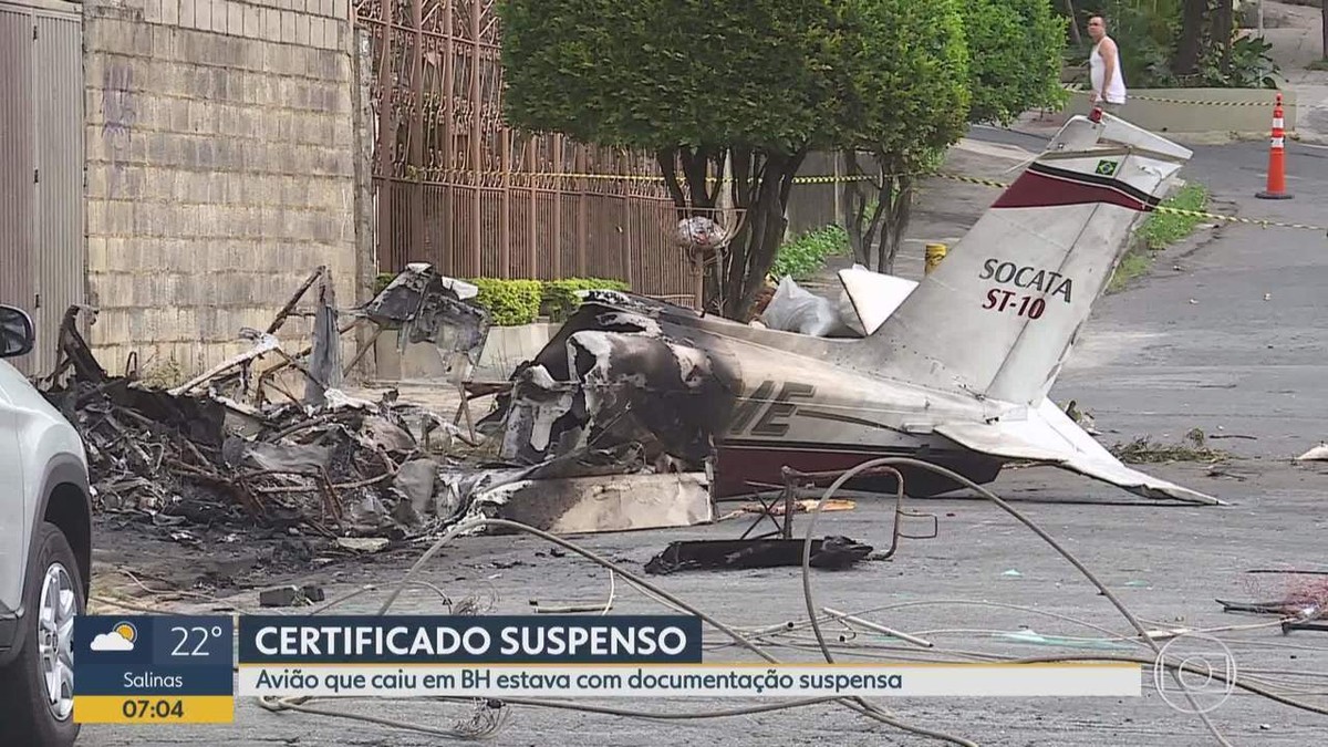 Documentação De Avião Que Caiu Em Belo Horizonte E Deixou Um Morto Estava Irregular Diz Anac 4667