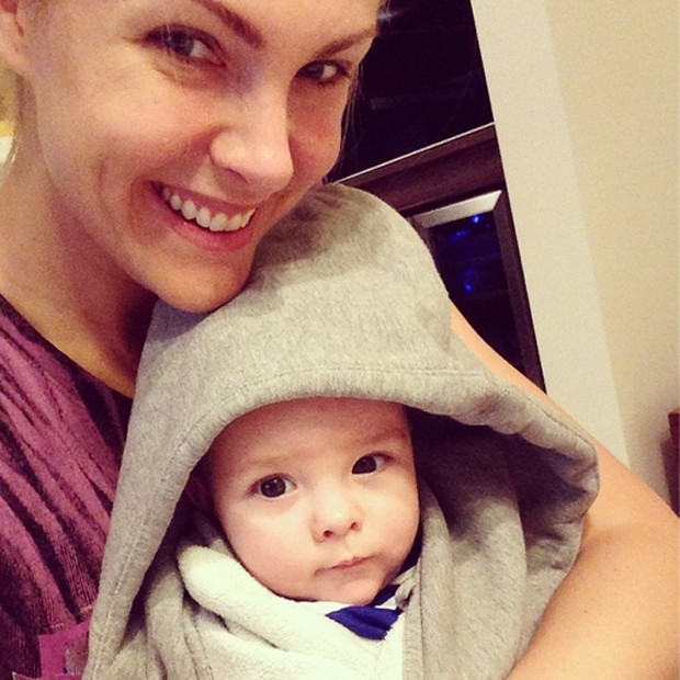 Ana Hickmann e o filho Alexandre, (Foto: Reprodução/Instagram)