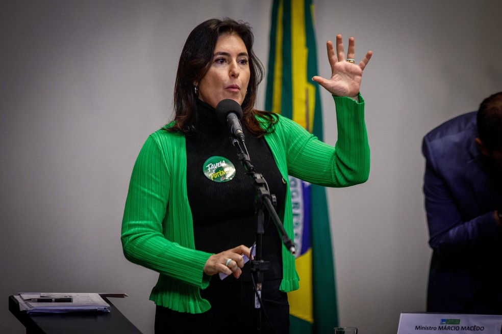 Simone Tebet, ministra do Planejamento e Orçamento do Brasil — Foto: Brenno Carvalho / Agência O Globo