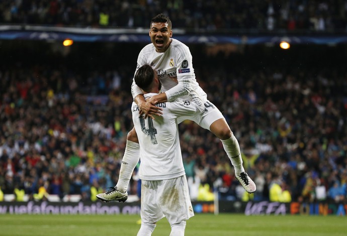 Casemiro Real Madrid x Wolfsburg (Foto: Reuters) Casemiro Real Madrid x Wolfsburg (Foto: Reuters)