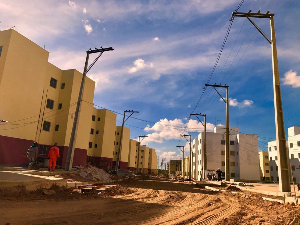 Casais homoafetivos jÃ¡ foram atendidos no CondomÃ­nio Village de Prata, segundo Secretaria de HabitaÃ§Ã£o â Foto: DivulgaÃ§Ã£o/PMN