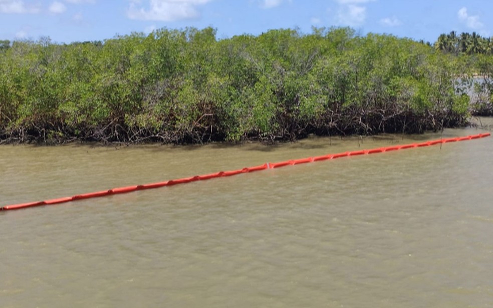 Barreiras foram colocadas no Rio Sergipe  — Foto: ASN/Celse