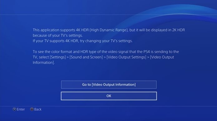 PS4 Pro também pode alterar suas configurações de imagem jogo a jogo (Foto: Reprodução/Felipe Demartini)