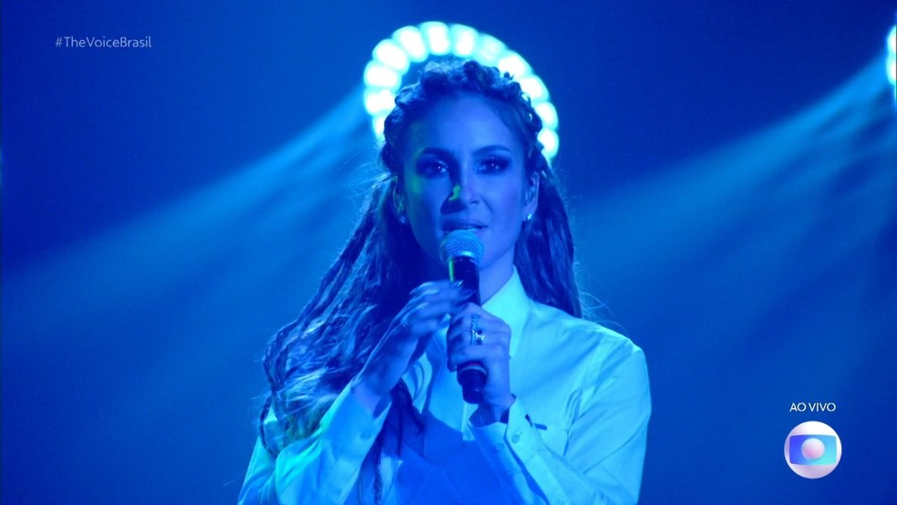Claudia Leitte canta na Final do 'The Voice Brasil' — Foto: Globo