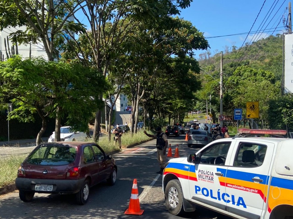 PM realiza Operação 'Impacto' em Juiz de Fora, Além Paraíba e Matias Barbosa — Foto: Polícia Militar/Divulgação