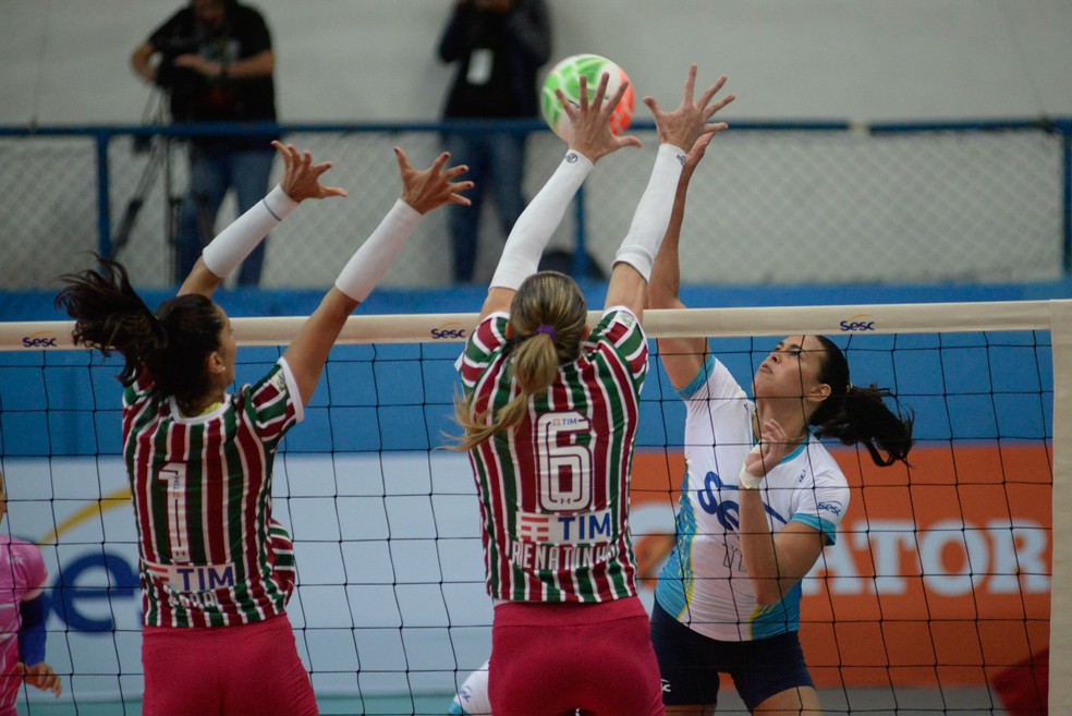 Sesc/Rio vence o Fluminense na final do Carioca de vôlei feminino (Foto: Erbs Jr./Sesc/Rio)