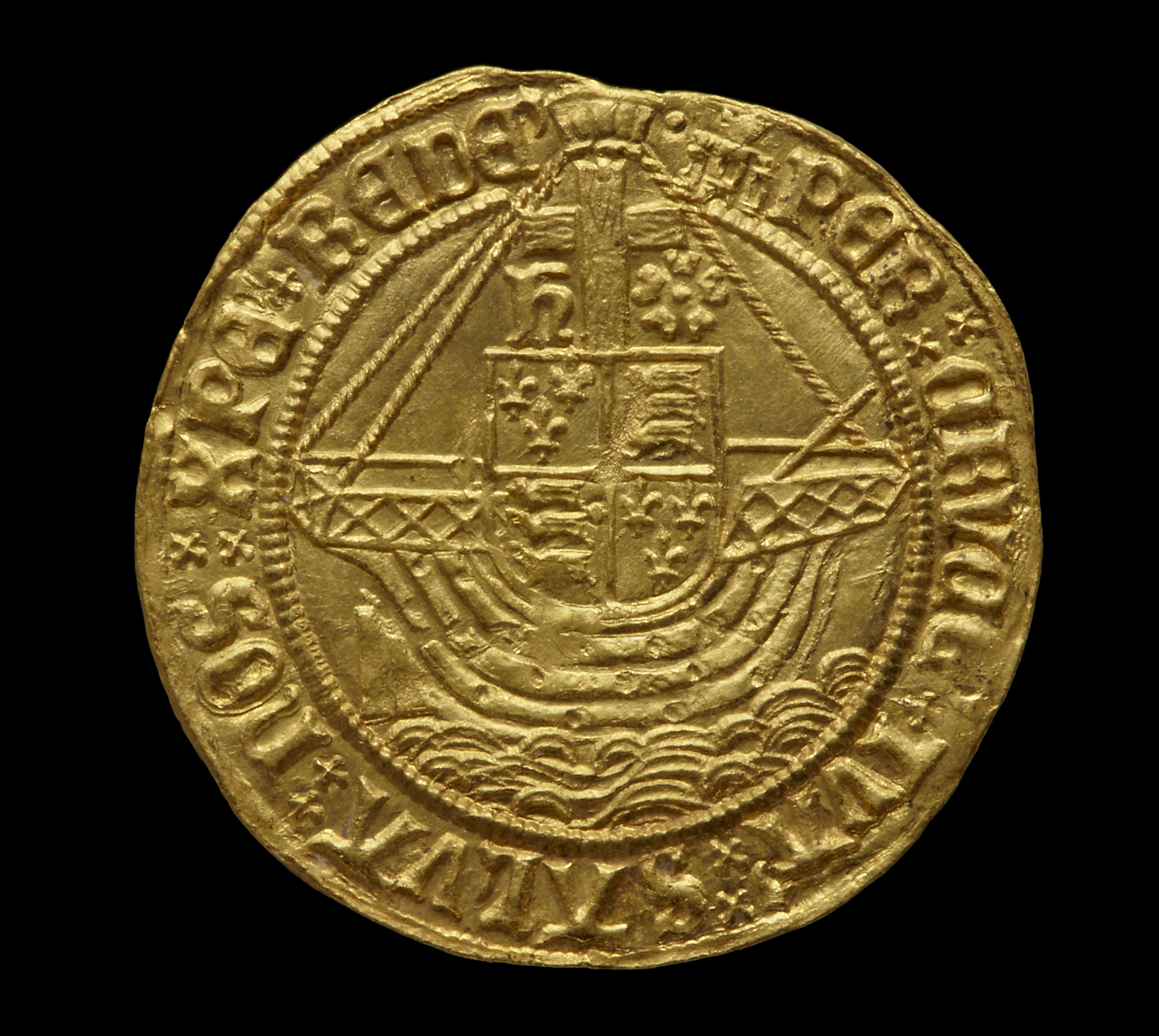 Tesouro de ouro Tudor completo (The Asthall Hoard), 1470-1526. Asthall tesouro de 210 anjos e meio-anjos ingleses de Henrique VI para Henrique VIIIArtist Desconhecido. (Foto: Ashmolean Museum / Heritage Images / Getty Images)