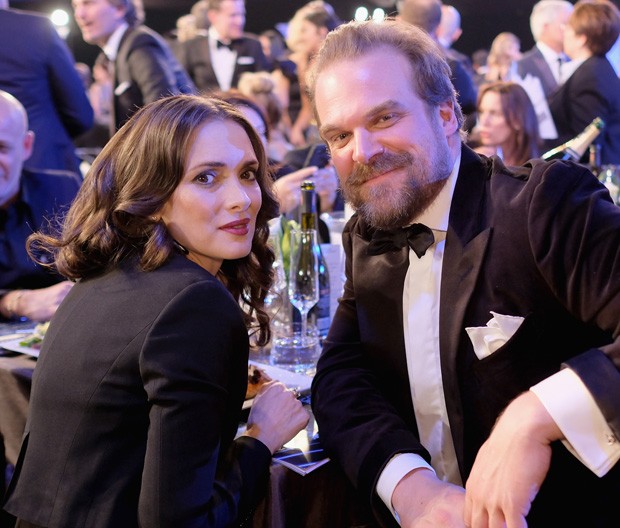 Winona Ryder e David Harbour (Foto: Getty Images)