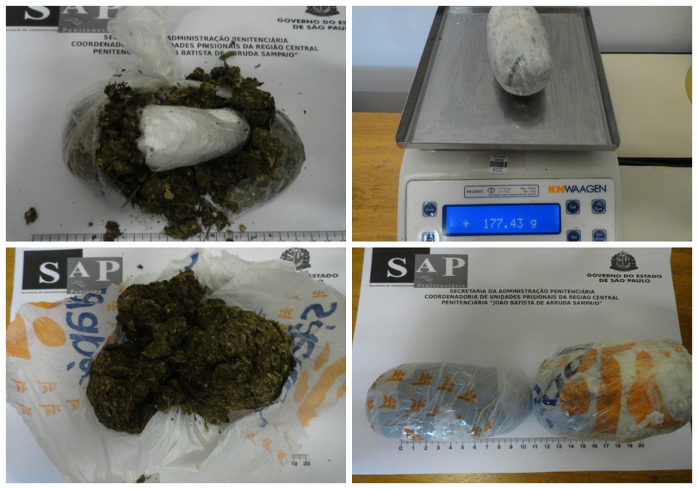 Droga foi apreendida  (Foto: Divulgação/P2 de Itirapina)
