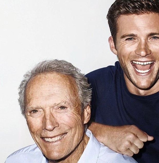 Clint Eastwood e Scott Eastwood (Foto: Reprodução/Instagram)