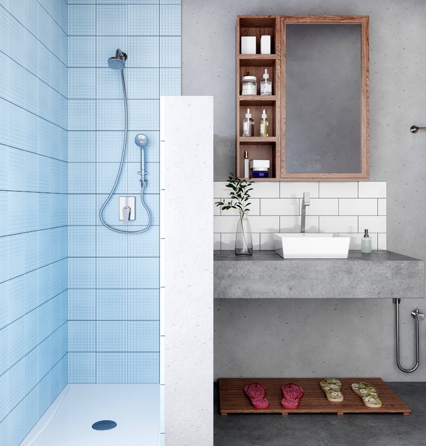 Limpeza e manutenção periódicas de chuveiros e duchas, além de manter a aparência em ordem, garante o bom funcionamento e mais durabilidade (Foto: Divulgação / Celite)