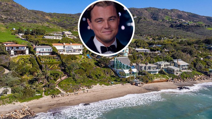 No casa de Leonardo DiCaprio em Malibu, Califórnia (Foto: Reprodução / Zillow e IMDB)