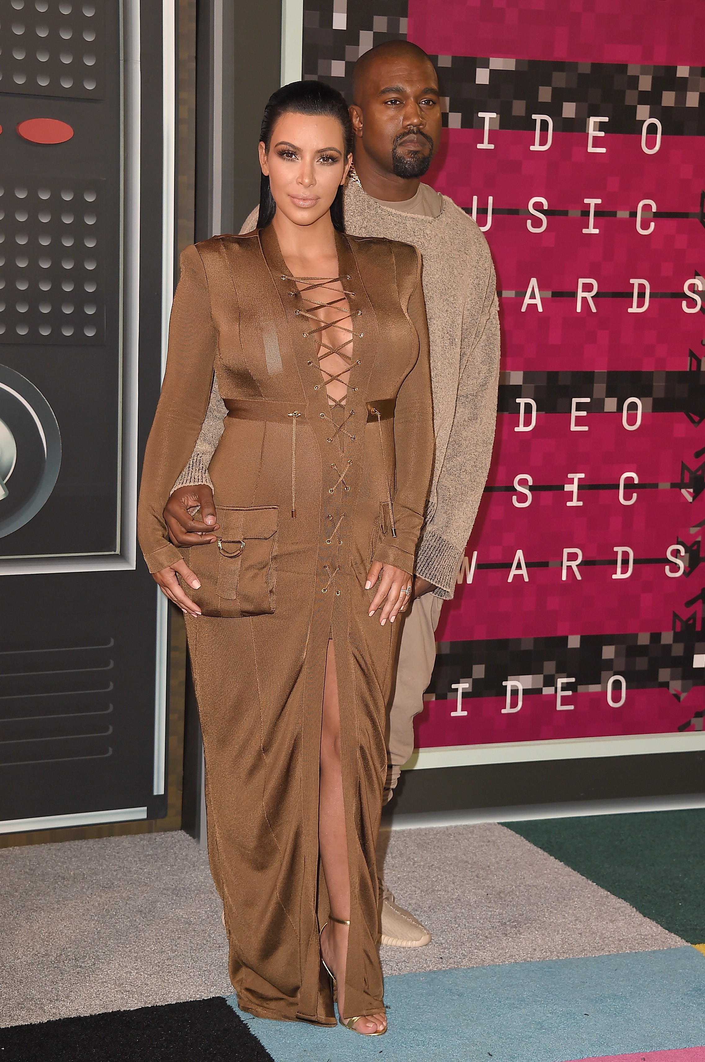 Kim Kardashian e Kanye (Foto: Getty Images)