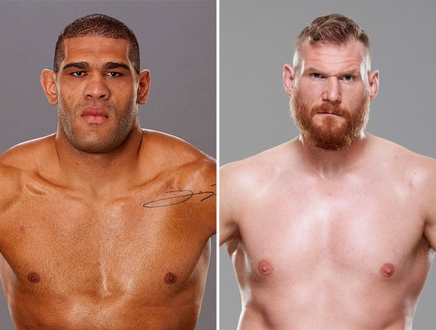 Montagem - Antônio Pezão e Josh Barnett UFC (Foto: Editoria de Arte)
