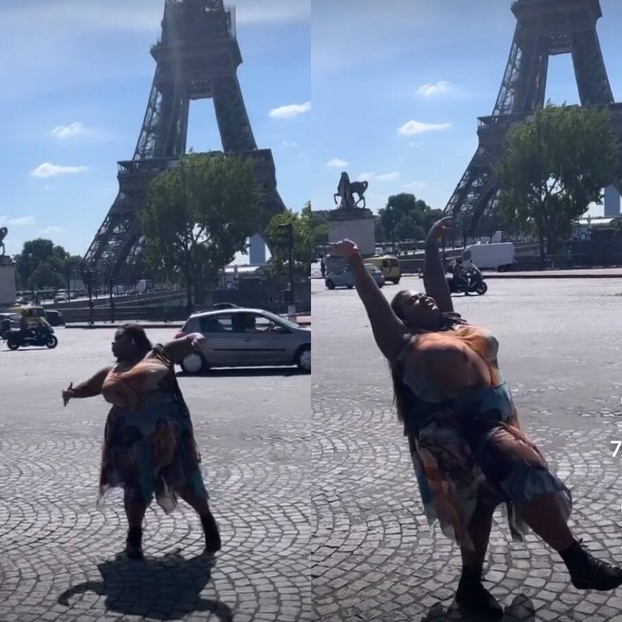 Jojo Todynho dança pelas ruas de Paris e ganha elogios (Foto: Reprodução / Instagram)