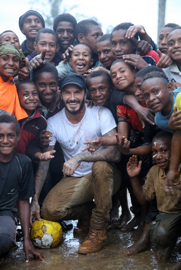  Beckham em Papua Nova Guine  (Foto: Jackie Nickerson/ divulgação)