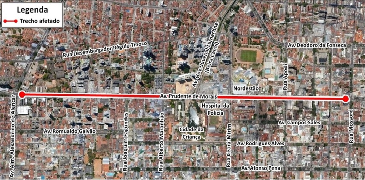 Avenida Prudente de Morais, em Natal, será interditada por 20 dias | Rio  Grande do Norte | G1