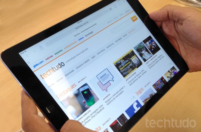 iPad Air, o novo tablet da Apple (Foto: Thiago Barros/TechTudo)