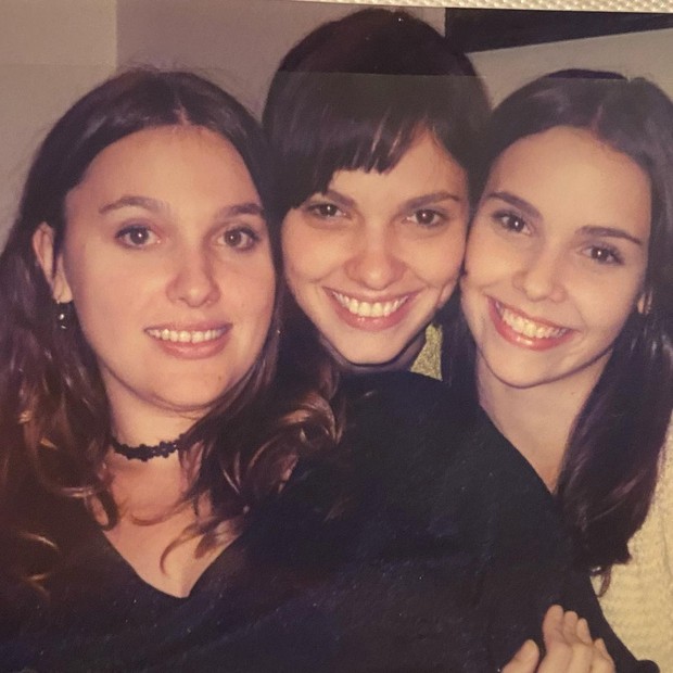 Débora Falabella com as irmãs, Junia e Cinthia (Foto: Reprodução/Instagram)