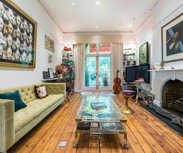 Guitarrista dos Rolling Stones coloca à venda apartamento vibrante em Londres por R$ 28 milhões (Foto: Milton Stone / Divulgação)