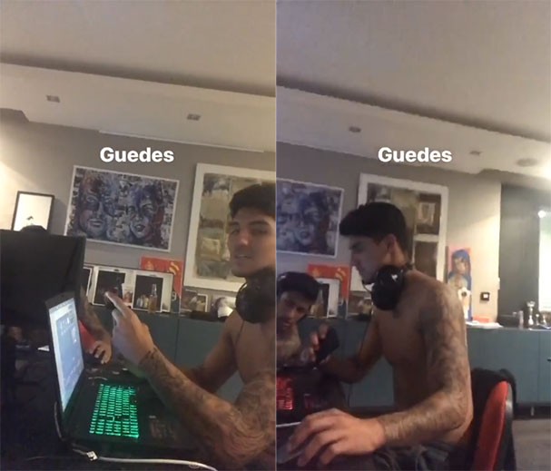 Neymar mantém quadro com Bruna Marquezine na parede de casa (Foto: Reprodução/Instagram) Neymar mantém quadro com Bruna Marquezine na parede de casa (Foto: Reprodução/Instagram)