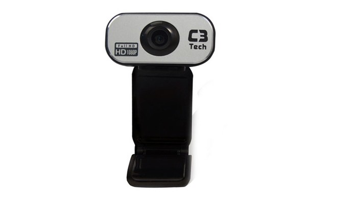 Webcam oferece qualidade de vídeo superior com Full HD 1080p (Foto: Divulgação/C3 Tech)