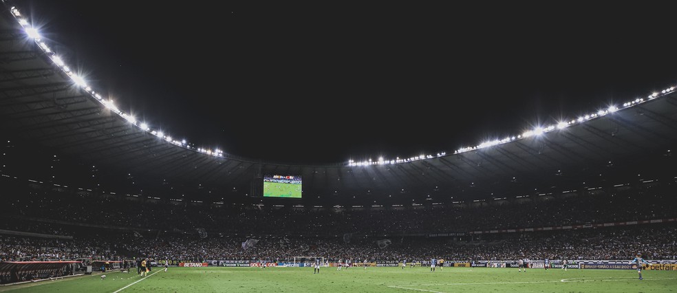 Torcida do Atlético lotou o Mineirão contra o Grêmio — Foto: Pedro Souza/Atlético-MG 