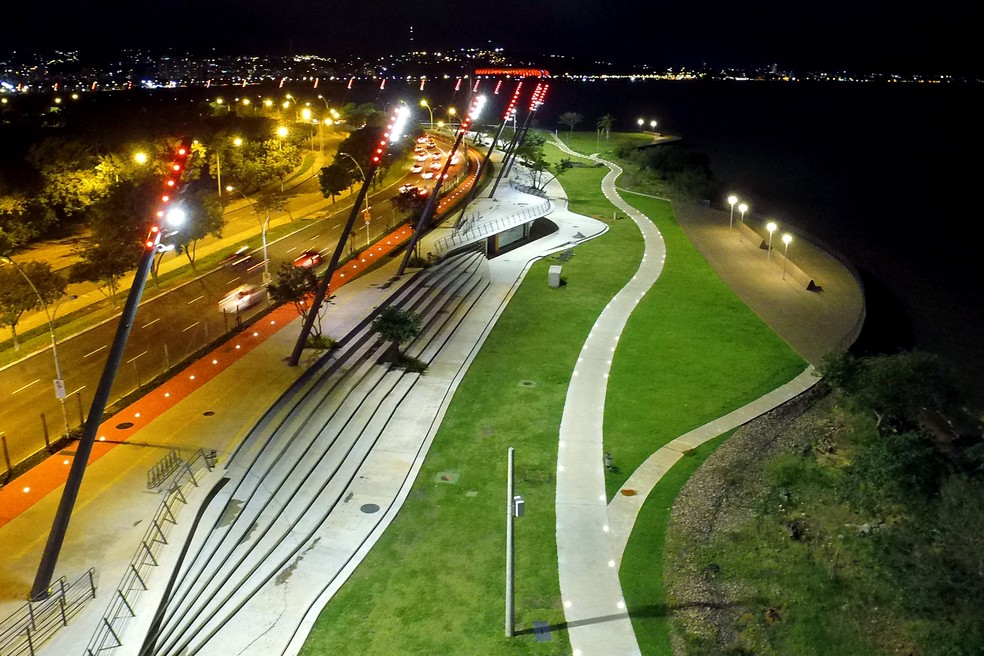 Trecho Revitalizado Da Orla Do Guaiba E Entregue A Populacao Em Porto Alegre Rio Grande Do Sul G1