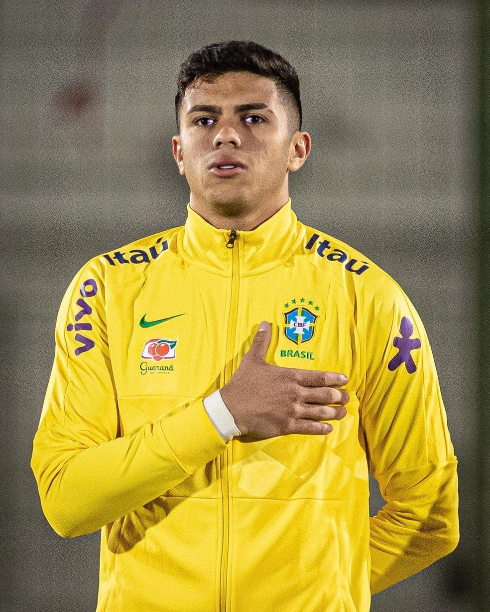 Mycael em amistoso da Seleção Brasileira — Foto: Arquivo pessoal