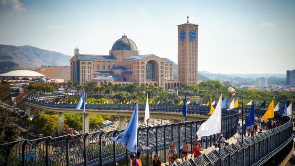 Bas&iacute;lica hoje ocupa uma &aacute;rea de 72 mil m&sup2; |  &mdash; Foto: Foto: Governo do Estado-SP