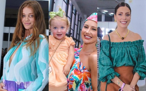thumbnail de Cintia Dicker salienta barriga da gravidez em evento com Ana Paula Siebert e mais famosas