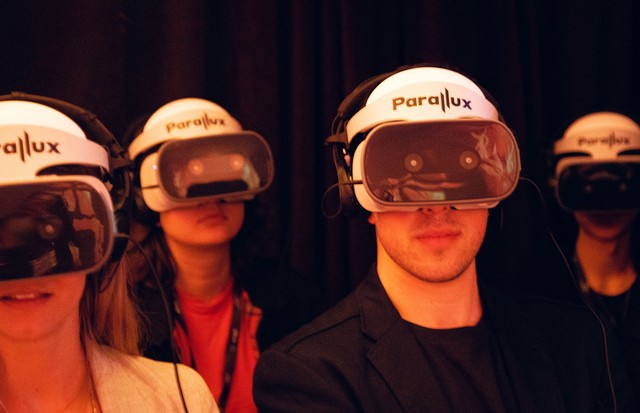Experiência com realidade virtual no festival de Tribeca (Foto: Divulgação)
