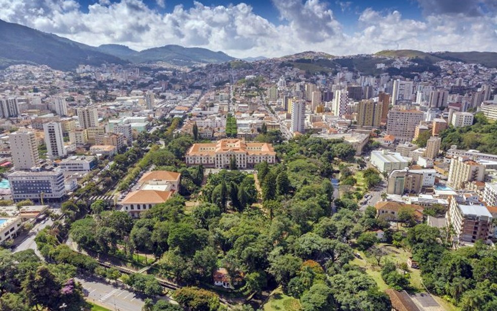 Poços de Caldas - aérea — Foto: Prefeitura de Poços de Caldas