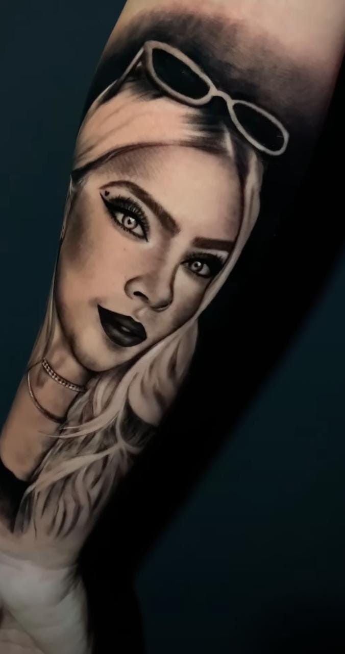 Fã de Jade Picon faz tatuagem do rosto da influencer (Foto: Reprodução/Instagram)