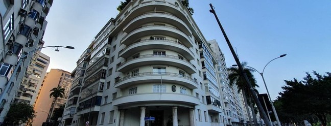 Fachada do edifício Tucuman, na Praia do Flamengo — Foto: Reprodução