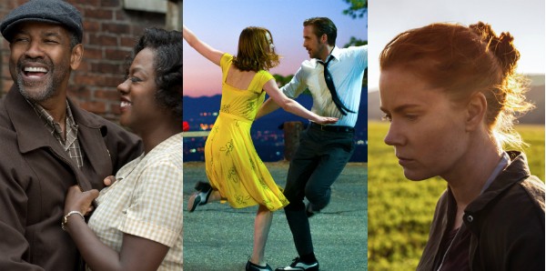 'Cercas', 'La La Land' e 'A Chegada': indicados ao Oscar (Foto: Reprodução)