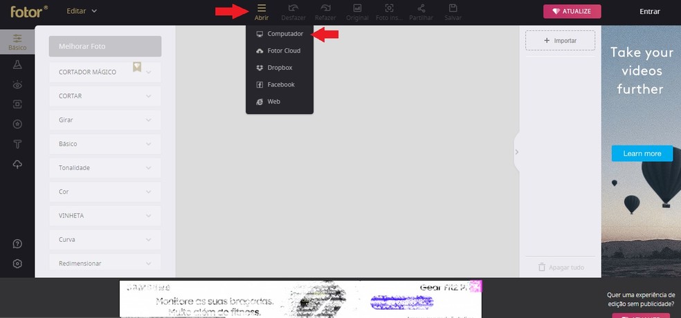 Como Editar Fotos Pelo Pc Sem Precisar Baixar Programas Com O Fotor Editores Techtudo