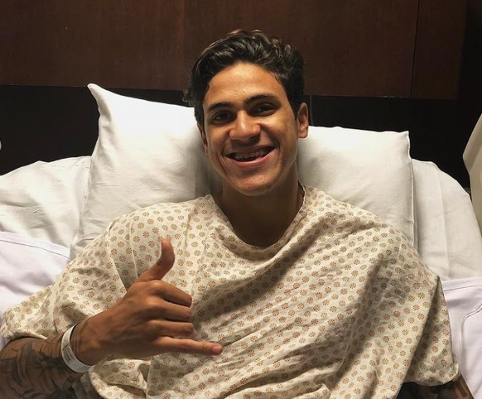 Pedro foi operado na Ãºltima sexta-feira â€” Foto: ReproduÃ§Ã£o/Instagram