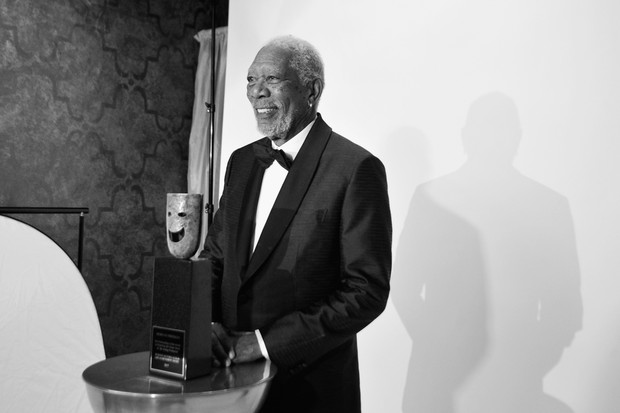 Morgan Freeman, o grande homenageado do Sag Awards 2018 (Foto: getty images)