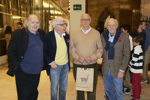 Attilio Baschera e Gregorio Kramer, Ugo di Pace, Romeu Trussardi e Attilio Baschera   