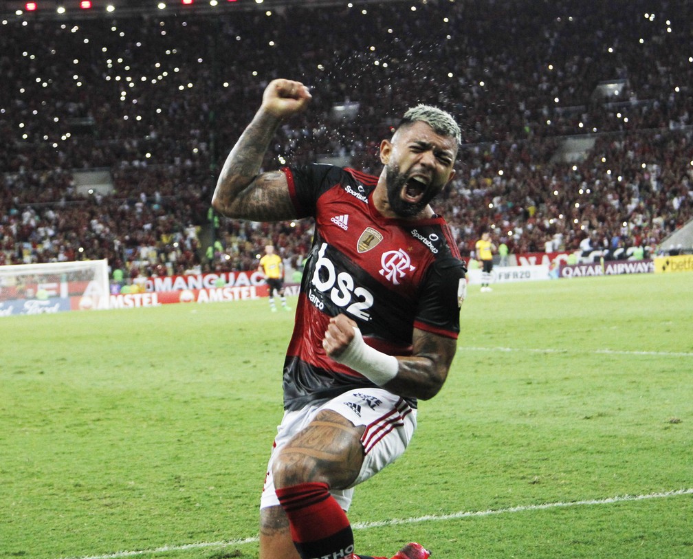 Gabigol voltou voando para a temporada 2020 — Foto: André Durão/GloboEsporte.com