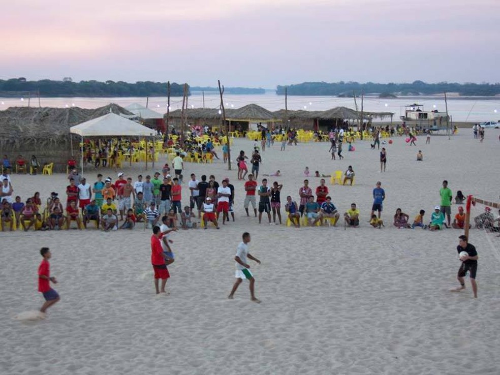 Festival de praia em Costa Marques (RO) — Foto: Reprodução/Facebook