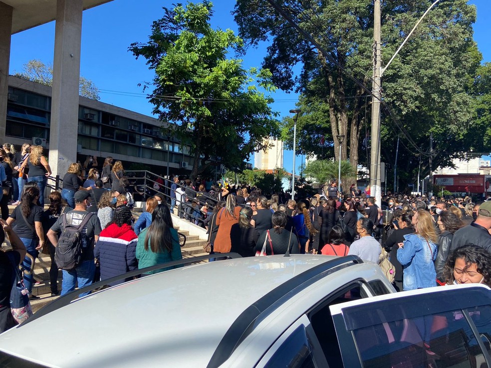 Paralisação pode desencadear greve por tempo indeterminado — Foto: Fernanda Marion/TV Tem