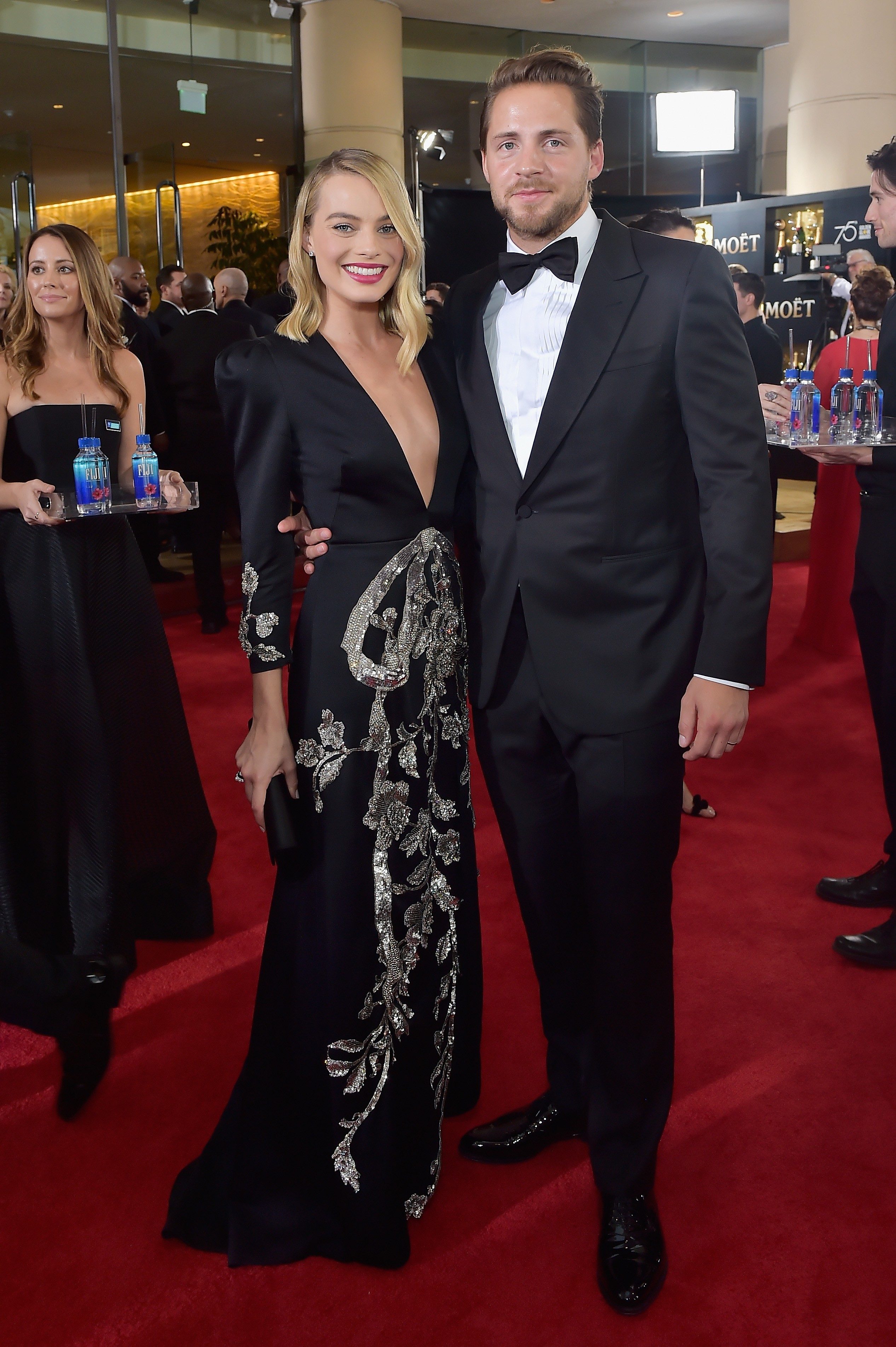 Margot Robbie y su esposo Thomas Ackerley (Foto: Getty Images)