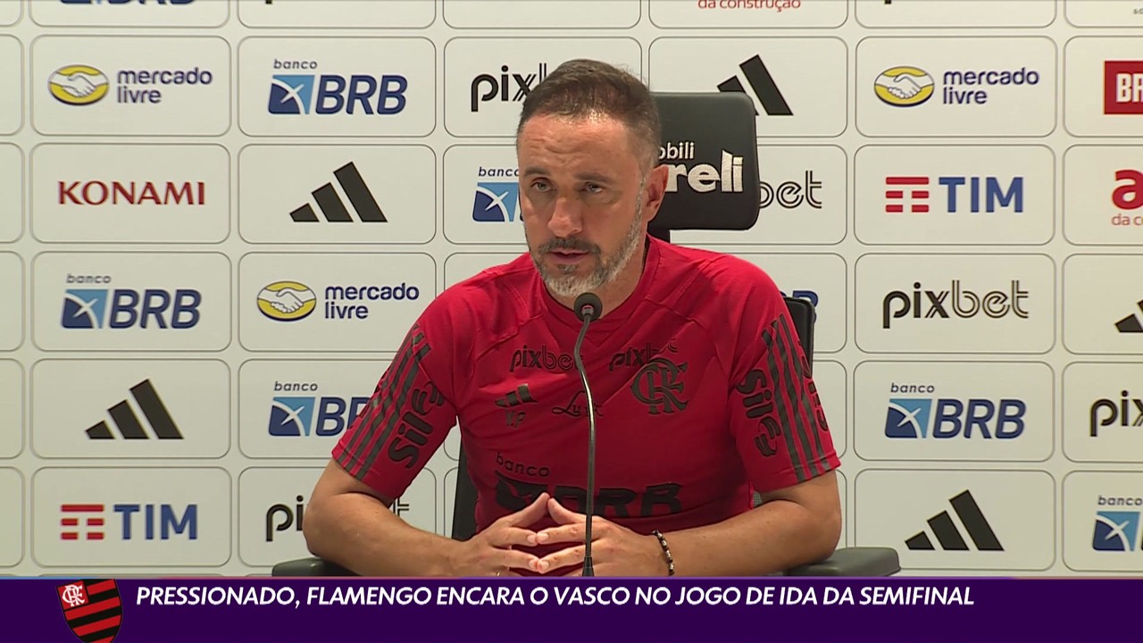 Pressionado, Flamengo encara o Vasco no jogo de ida na semifinal