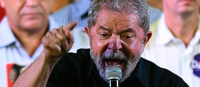 Ex-presidente Lula em Campo Limpo Paulista (SP) (Foto: Ivan Pacheco / Veja)
