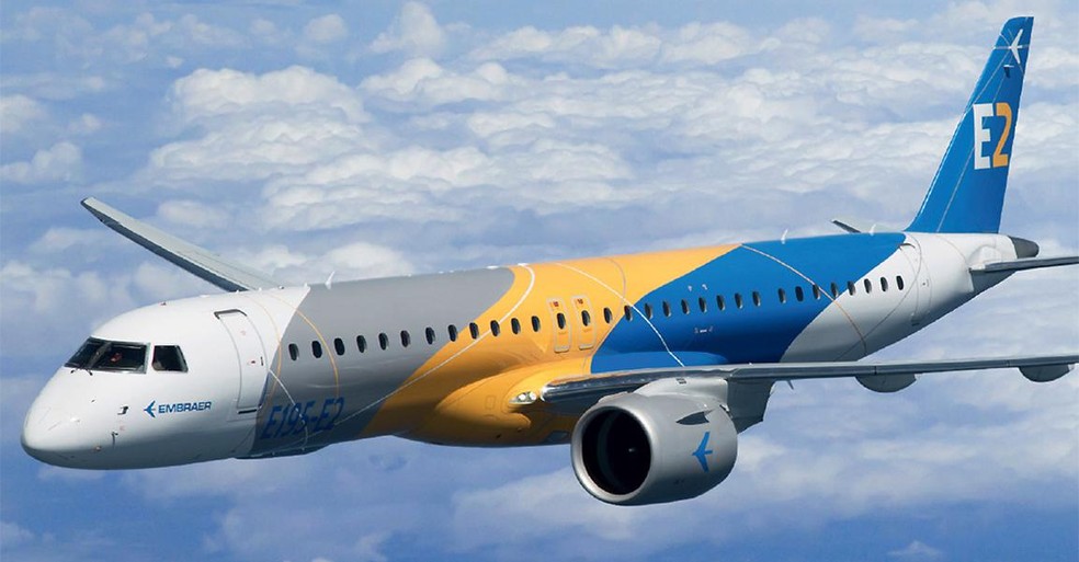 Embraer estimates that the global demand for new aircraft of up to 150 seats in the next 20 years will be 10,950 units — Foto: Divulgação