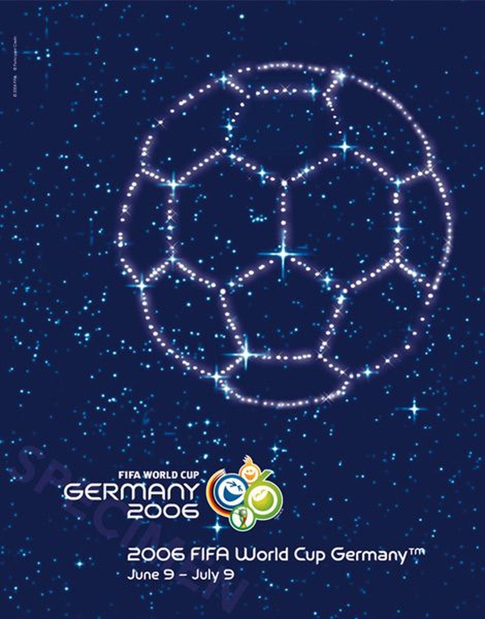 Pôster Copa do Mundo 2006 — Foto: Divulgação/Fifa